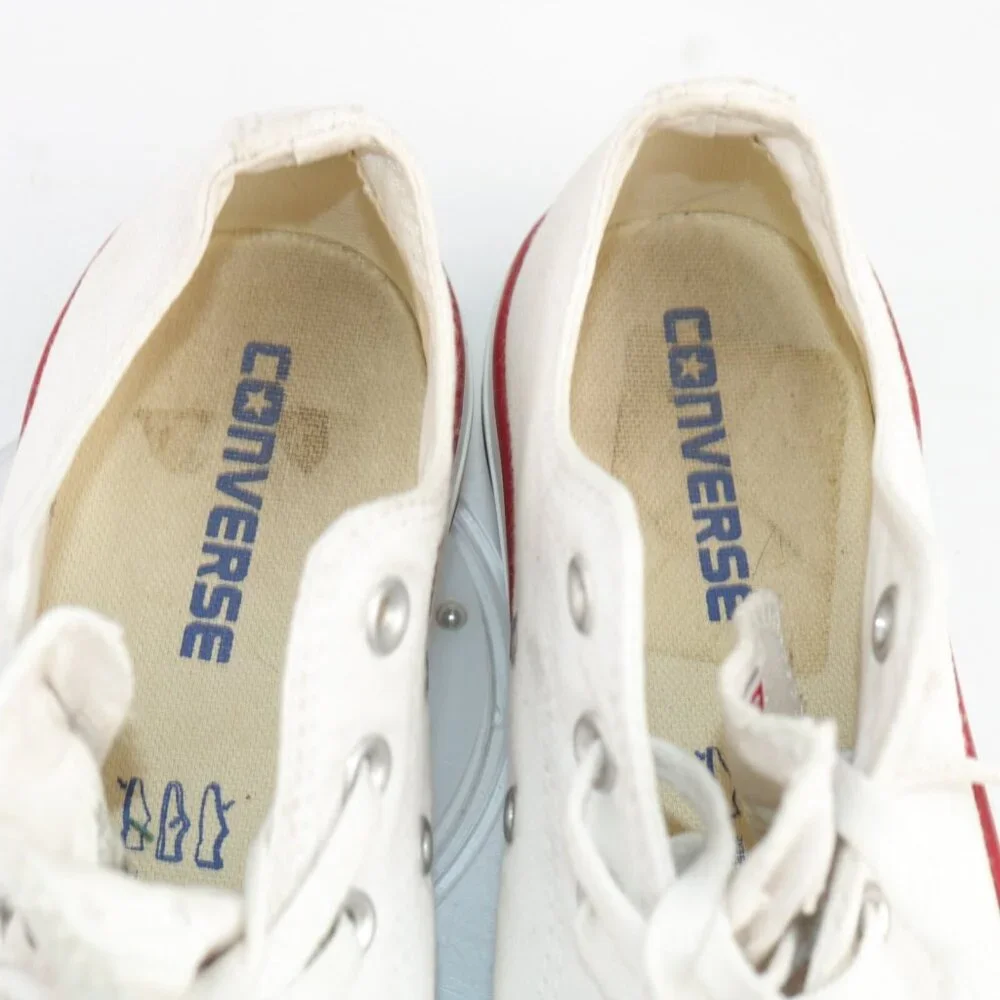 Converse Womens Shoreline Sneaker Size 6 White Canvas Low Top Lace Up Shoe Comfy - Picture 9 of 12